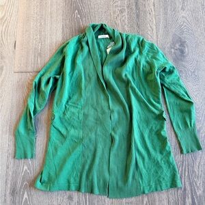 Ricki's Blair Open Front Cardigan in Green Size Medium